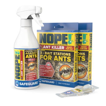 NOPE x6 Ant Bait Station x6 NOPE Ant Killer Spray 500ml