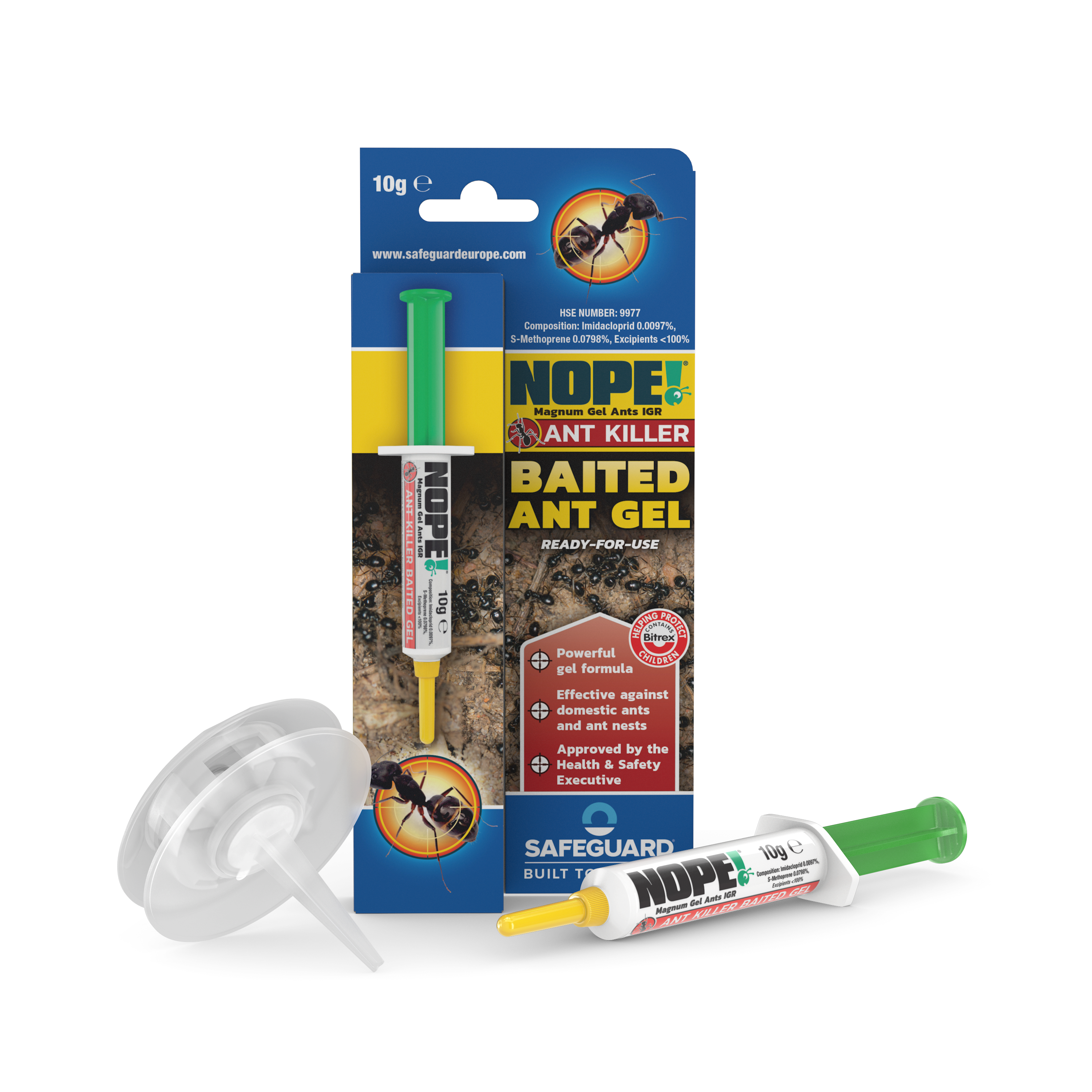 NOPE Baited Ant Gel and Reusable Bait Station Hero