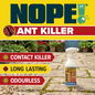 NOPE! Ant Killer is odourless and long-lasting