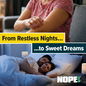 From restless nights to sweet dreams with NOPE!