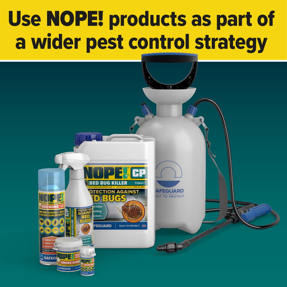 Use NOPE! products as part of a wider pest control strategy.