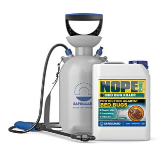 NOPE! CP Bed Bug Killer 5 Litres can with Pressure Sprayer (white b/g)