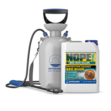 NOPE! CP Bed Bug Killer 5 Litres can with Pressure Sprayer (white b/g)