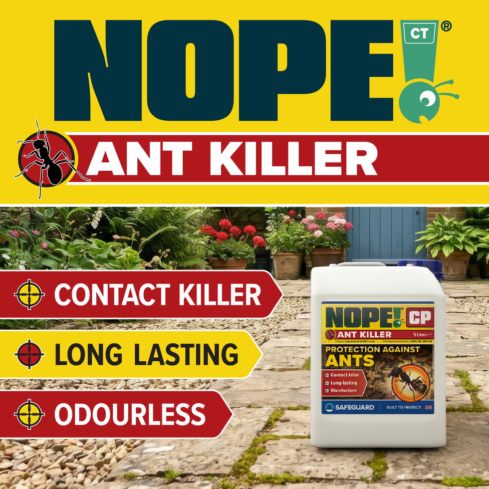 NOPE! CP is a long-lasting and odourless contact killer.