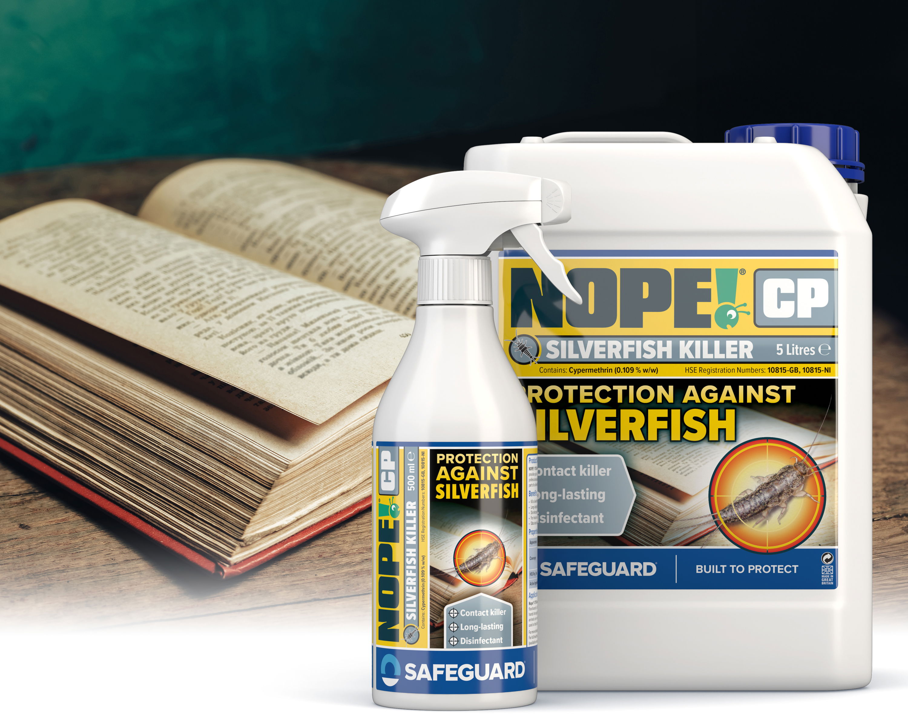 NOPE! Silverfish Card Display 5x4