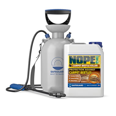 5L sprayer with NOPE! Carpet Beetle Killer