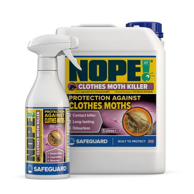 500ml and 5 L Nope CP Clothes Moth Killer Bundle