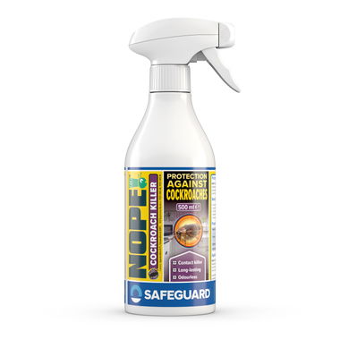 500ml NOPE! CP Cockroach Killer Spray curved (white b/g)