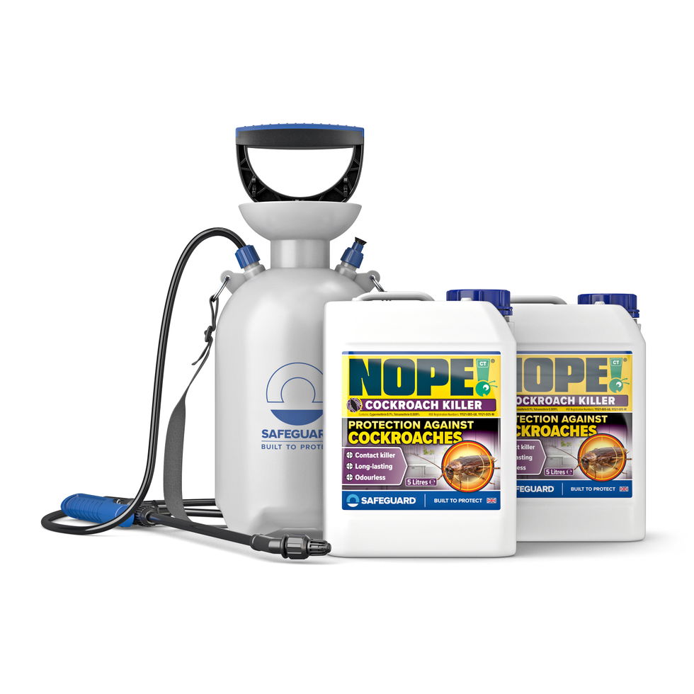 NOPE Cockroach Killer 2 x 5 Litre and Sprayer
