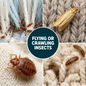 Effective on fleas, moths, bed bugs and carpet beetles.