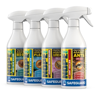 The range NOPE! CP Insect Killer Sprays. No BG.