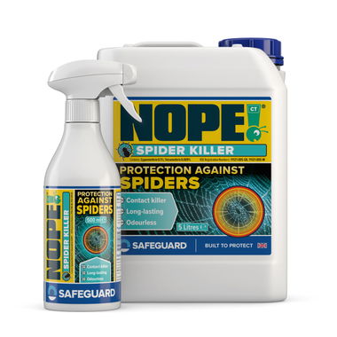 NOPE! Spider Killer 500ml spray and 5l can.