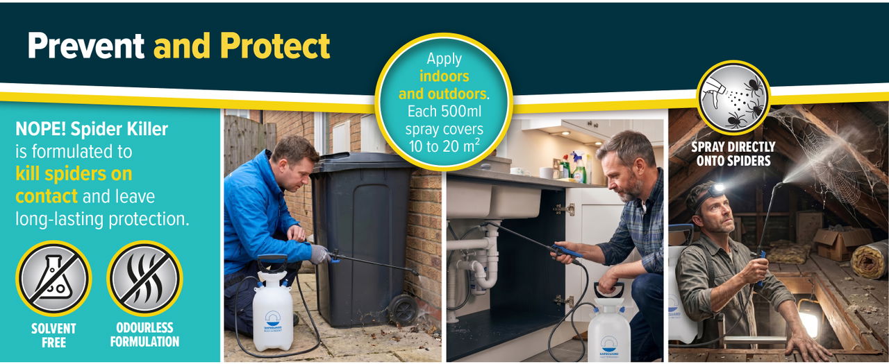 Prevent spiders and protect your home from infestation.