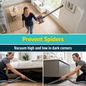 Prevent spiders by vacuum cleaning