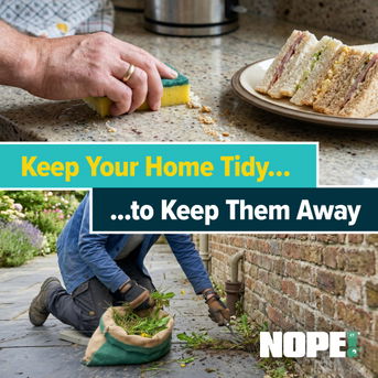 Keep your home dry to keep spiders away.