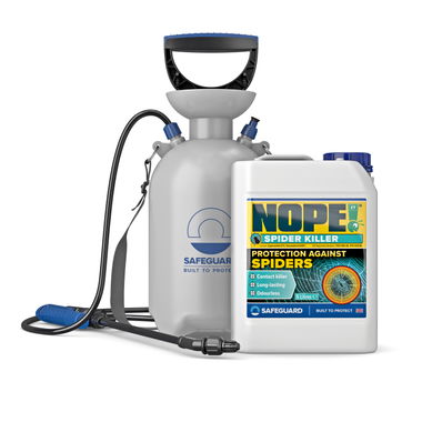 NOPE! CP Spider Killer 5 Litres can with Pressure Sprayer (white b/g)