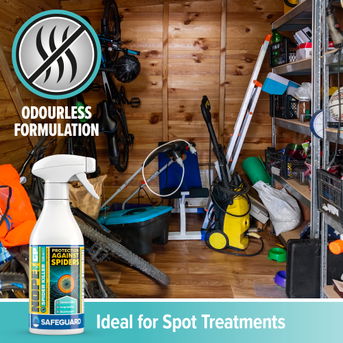 NOPE! CP Spider Killer has an odourless formulation