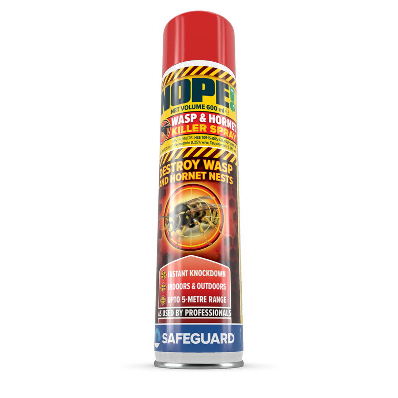 NOPE! Wasp and Hornet Killer Spray 600ml (dramatic, white b/g)