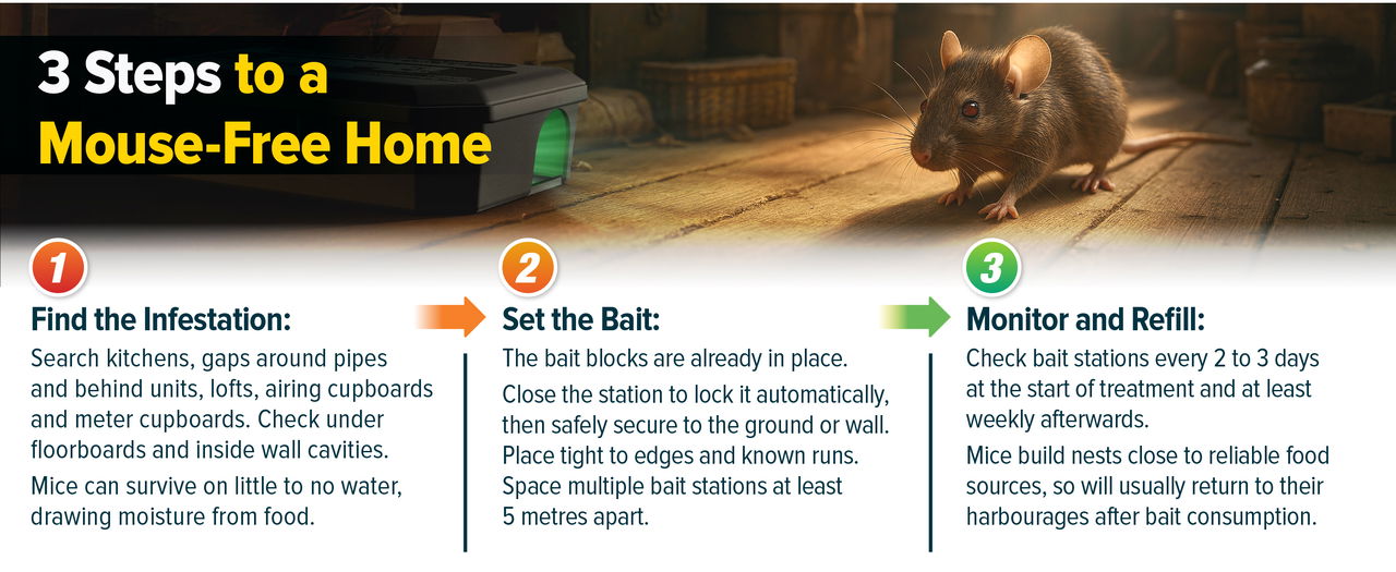 3 simple steps to a mouse-free home
