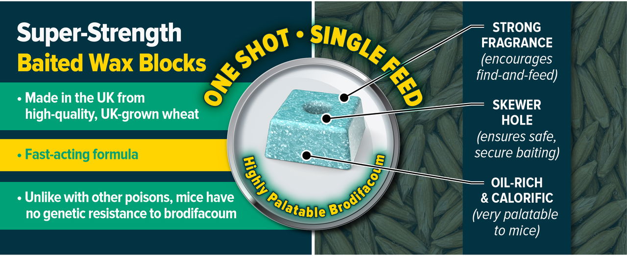 Super-Strength Baited Wax Blocks