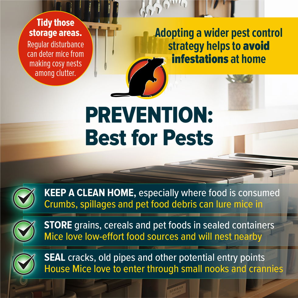 Prevention is the best way to keep pests away.