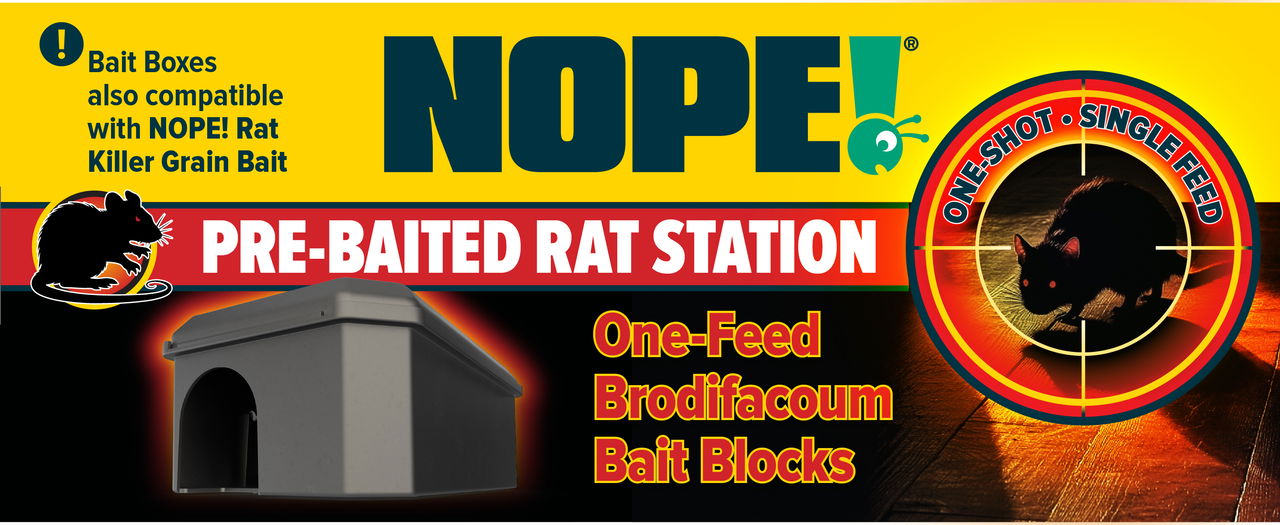 NOPE! Pre-Baited Rat Stations are one-feed for maximum efficacy.
