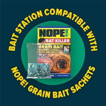 Compatible with NOPE! Grain Bait Sachets.