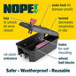 NOPE! Bait Boxes are safe, weatherproof and reusable.