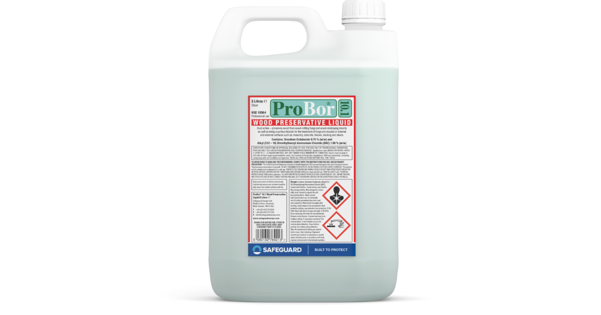 ProBor 10.1 Wood Preservative Liquid - Boron Woodworm Treatment
