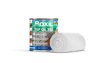 Roxil Furniture Kit - Top Oil 302 and Microfibre Cloth (white b/g)
