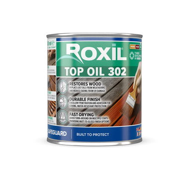 500ml Roxil Top Oil 302 (head-on, white b/g)
