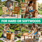 Roxil UV Top Oil is compatible with hardwood and softwood