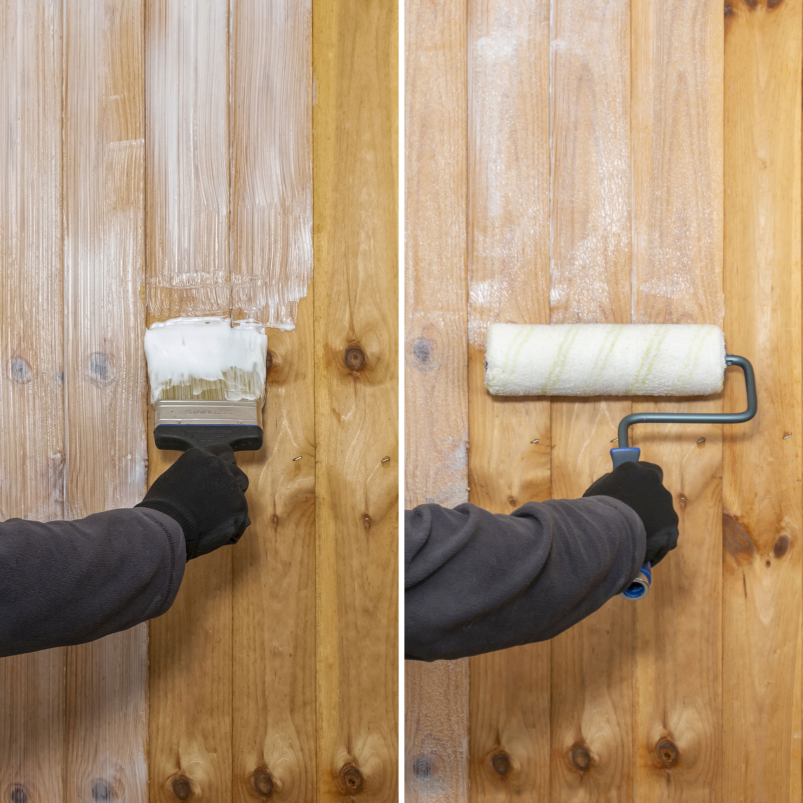 Roxil Wood Protection Cream apply by brush or roller