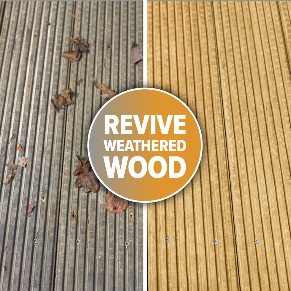 Revive weathered wood with Roxil