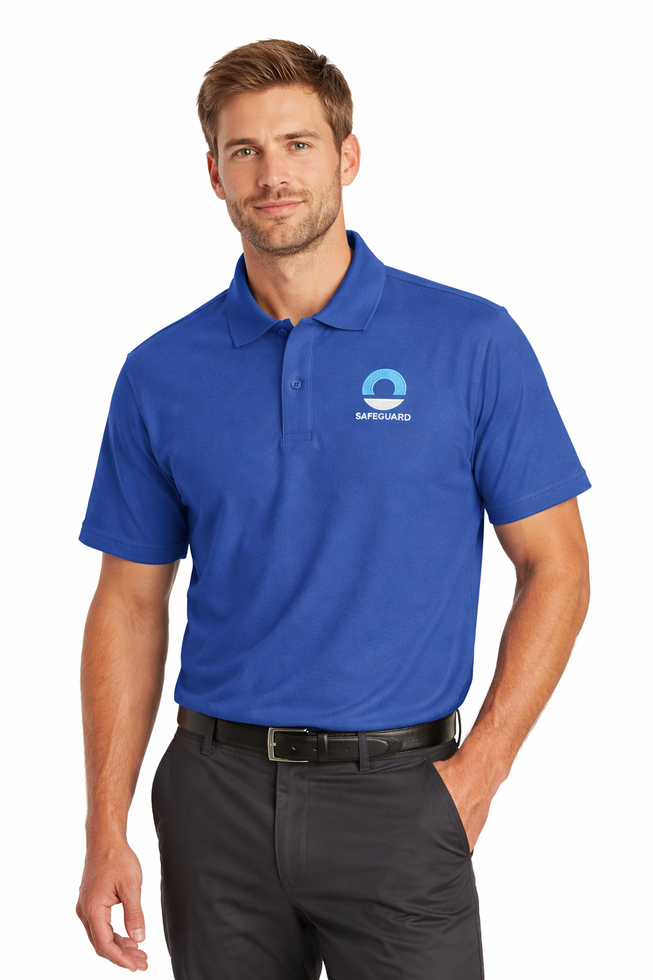 Safeguard Polo Shirt studio shot