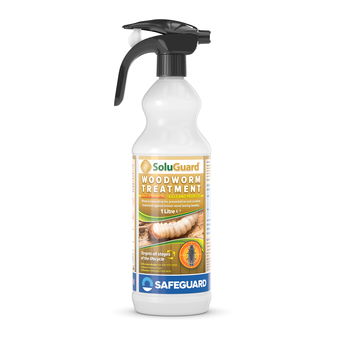 1 L spray SoluGuard Woodworm Treatment (white b/g)