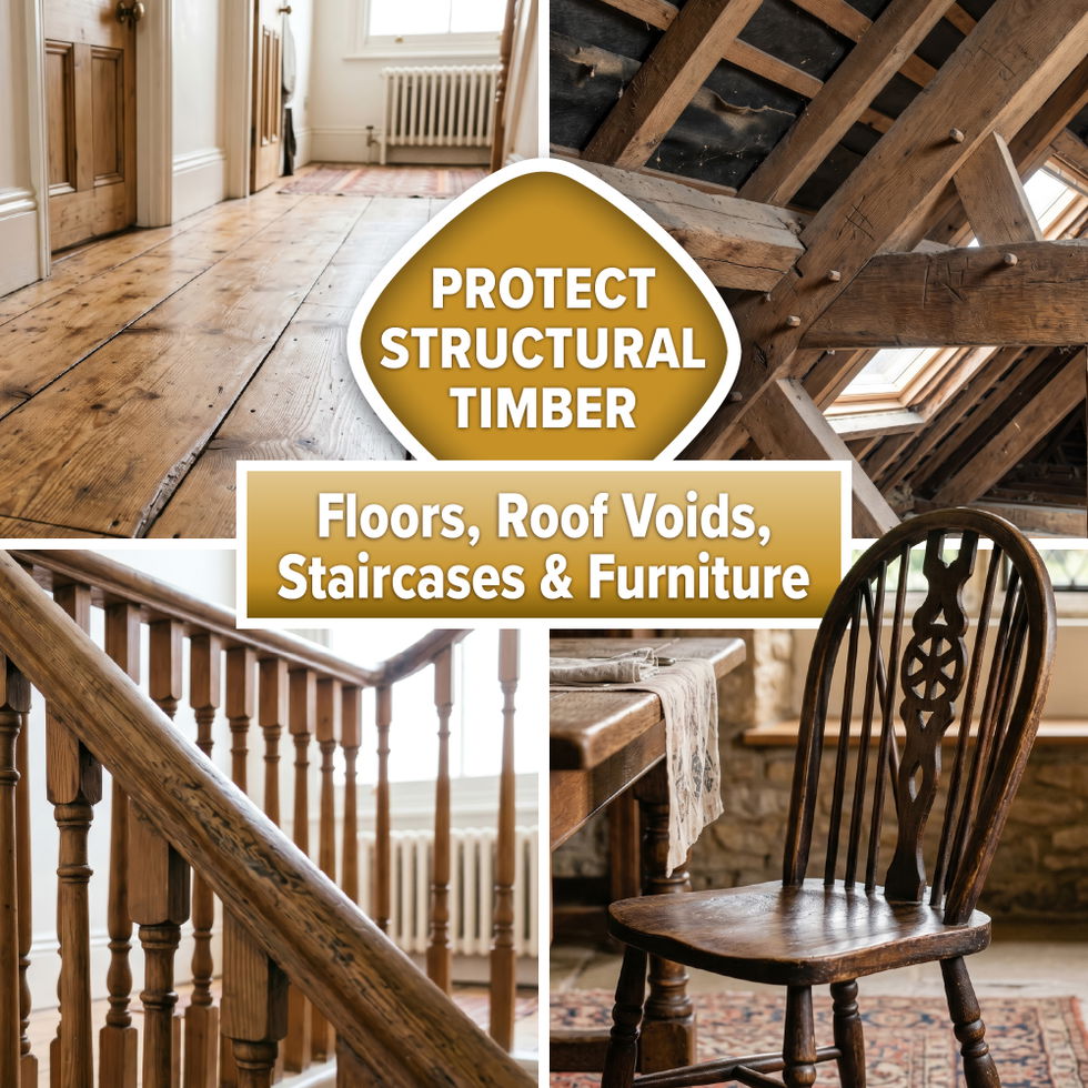 Protect structural timber with SoluGuard.