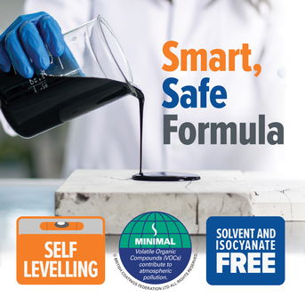 Stormdry Leak Seal is self-levelling, solvent-free and isocyanate-free.