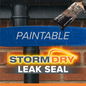 Apply Stormdry Leak Seal as easily as paint.