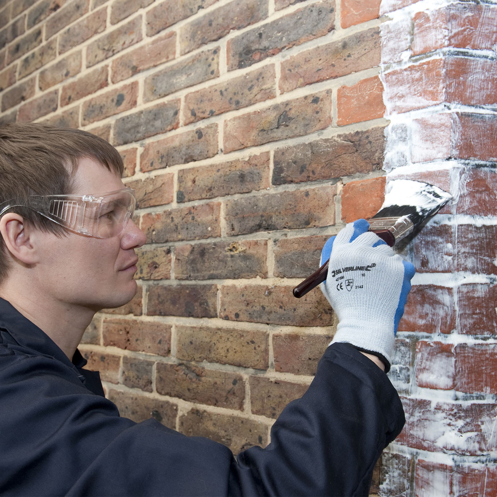 Step 2 Stormdry Masonry Protection Cream Brush Application