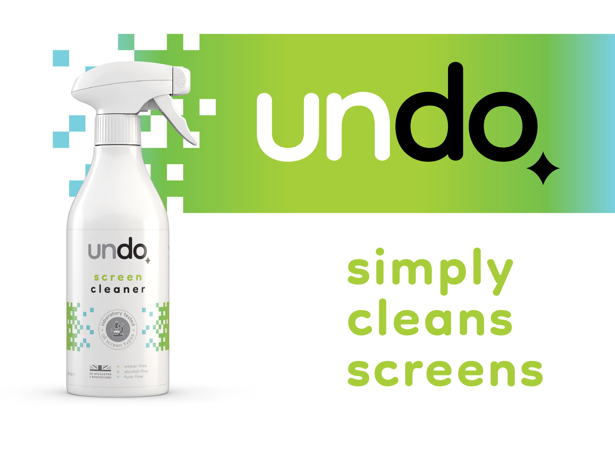 Undo Screen Cleaner is an effective and easy way to clean your screen.