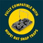 These Bait Stations are fully compatible with NOPE! Rat Snap Traps.