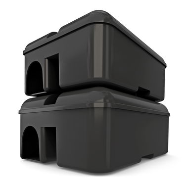 NOPE! Plastic Rodent Bait Station 2-pack bundle.