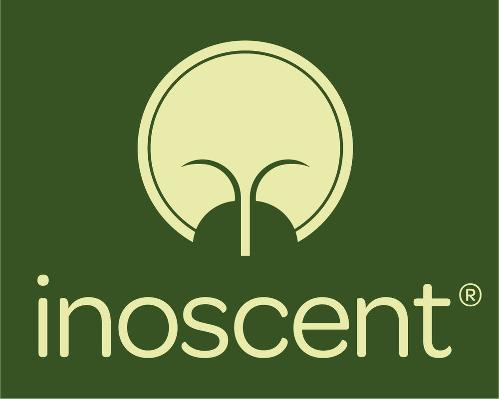 Inoscent logo in forest green (stacked)