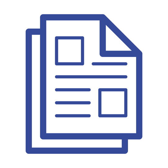 Trade show web icon brochures